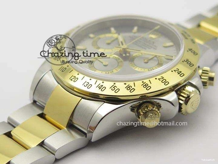 JF SS 116523 Gray On Best Bracelet A7750 YG Edition SS YG Dial Daytona 0312
